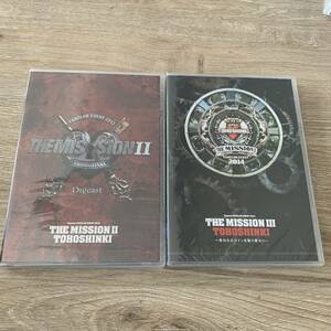 東方神起DVD未使用品セット！THE MISSION 2.3