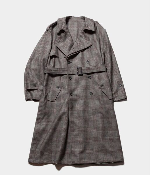 OVERSIZED OVERLAPED TRENCH COAT stein