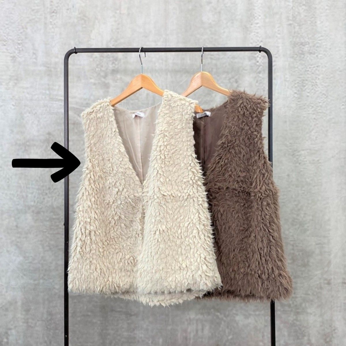 通販モール Ogue. fur vest(cream)ファーベスト ladonna.co.jp