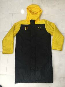 * prompt decision! free shipping!PUMA Puma bench coat Wind breaker yellow size 150