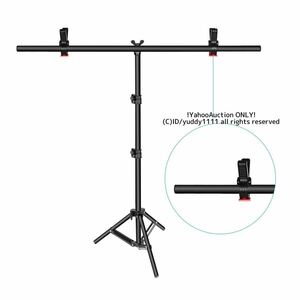  new goods unopened T character type background support stand kit 32-80 -inch /81-203 centimeter adjustment possible tripod stand .35.4 -inch /90 centimeter Cross bar prompt decision 