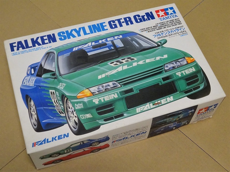 新しいブランド タミヤ1 24 ファルケン スカイラインGT-R 未組立プラモ スポーツカーシリーズNO.117 ファルケンスカイラインGT-R GrN