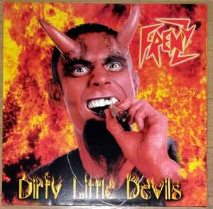 貴重盤・赤盤 / FRENZY - DIRTY LITTLE DEVILS (ltd RED Vinyl LP レコード) / サイコビリー / Psychobilly / ネオロカビリー