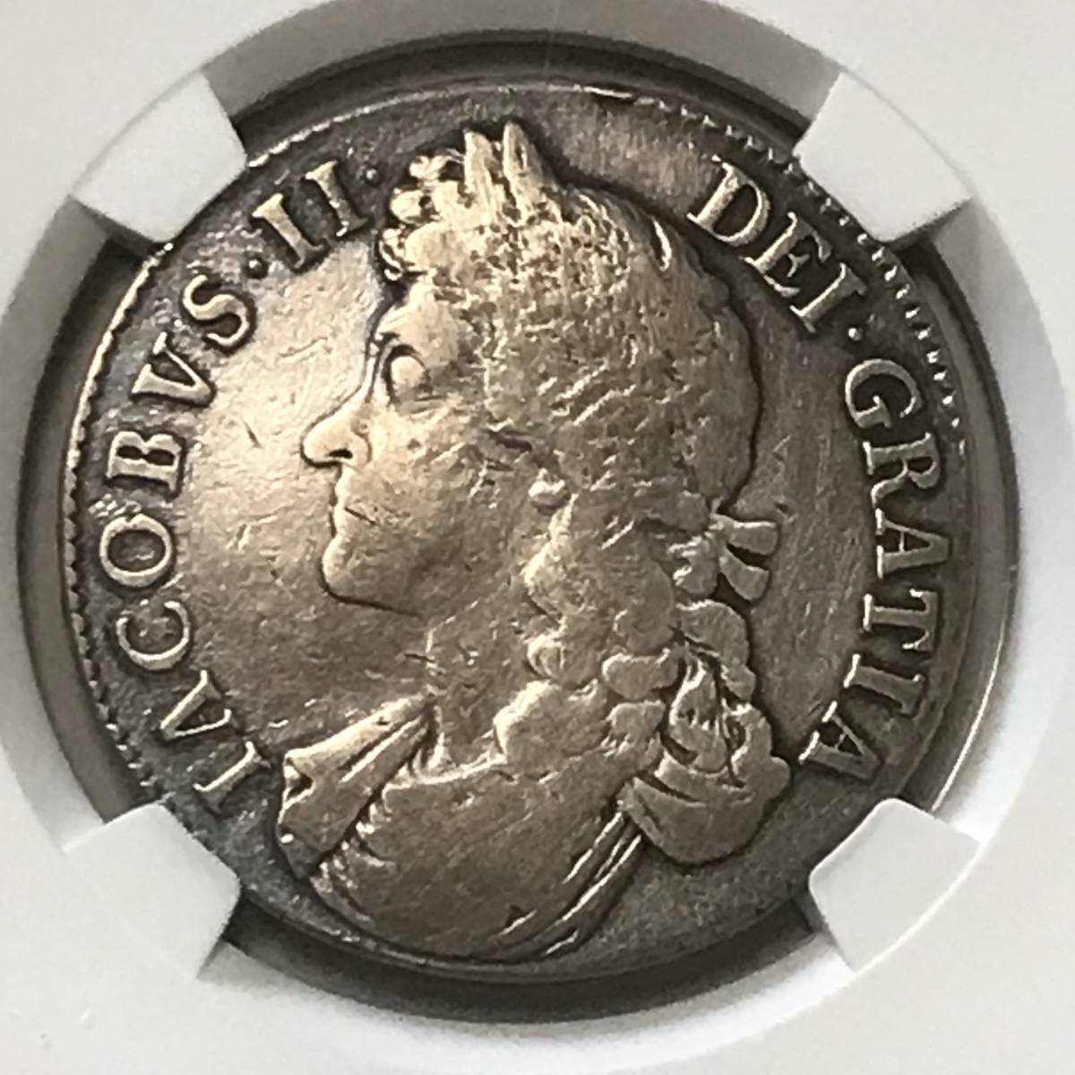 奉仕特価 イギリス連合王国 クラウン銀貨 1887年 NGC AU ブルートーン 旧貨幣/金貨/銀貨/記念硬貨 定番の中古商品