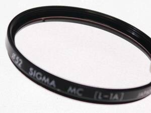  Sigma (SIGMA) lens protection filter ( protector ) MC[L-1A] 52mm glass material made in Japan valuable goods scratch * distortion less quick shipping beautiful goods 