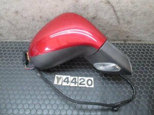  Peugeot 207 A75F01 right door mirror rearview mirror side mirror color No.KCJ electric storage type No.Y4420