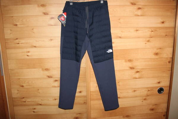 未使用ノースフェイス メンズXL 紺 THE NORTH FACE ハイブリッドテックエアーインサレーションロングパンツ NY81883 送料無料即決