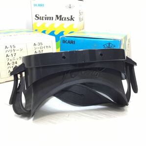 [K‐R5.1.14] IKARI☆Swim Mask スノーケル スキンダイビング 素潜り 新井ゴム 未使用品 売り切り♪まとめ売り☆1円スタート♪Mサイズの画像5