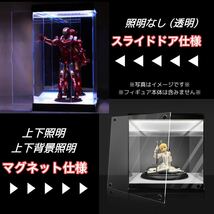 METAL STRUCTURE 解体匠機 MSN-04 サザビー ☆専用☆ 格納庫 フィギュアケース LED 照明 アクリル コレクション ディスプレイ ショーケース_画像4