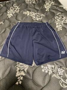 YONEX/ Yonex shorts navy blue / navy L size beautiful goods 