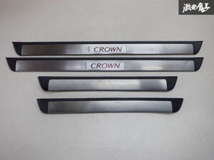 トヨタ純正 GRS180 GRS181 GRS182 GRS183 GRS184 18 クラウン スカッフプレート 67915-30130 67916-30160 棚B9H