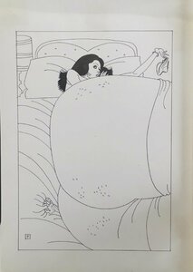 真作保証品『深井国 肉筆画稿 ウーマン&ウーマン 「L嬢の恋」漫画ジャンボ』