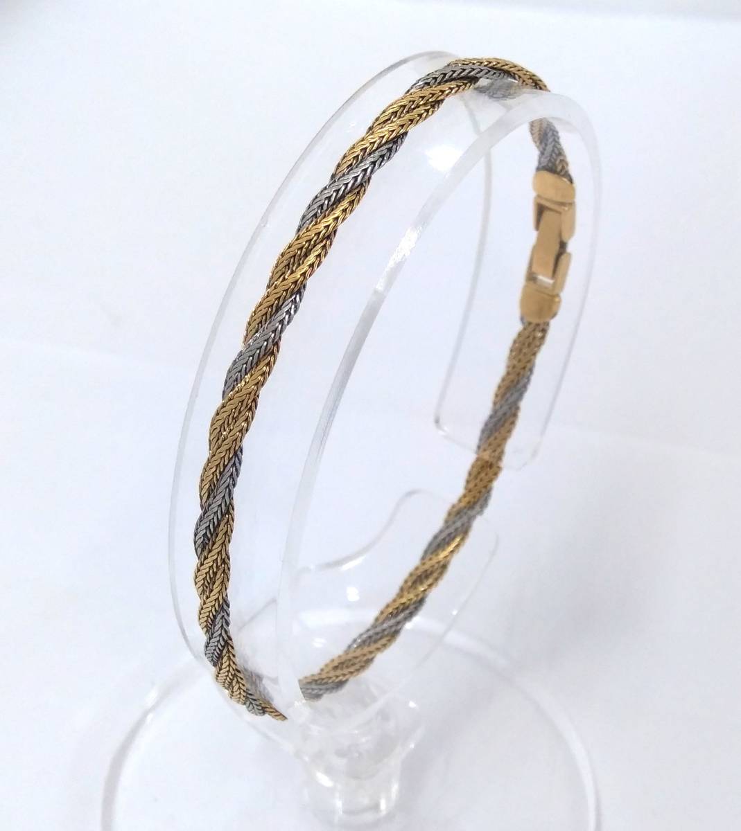 2023年最新】ヤフオク! -18金コンビブレスレットの中古品・新品・未