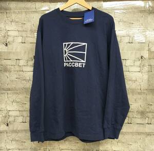 PACCBET HE 3A ROPAMM ラスベート 長袖Tシャツ ロンT サイズXL ネイビー 店舗受取可