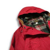 RRL RALPH LAUREN Oilcloth Hooded Jacket オイルドフーテッド Vintage Red トルコ製 L ダブルアールエル ラルフローレン 店舗受取可_画像3