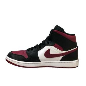 NIKE AIR JORDAN 1 MID BLACK/RED/WHITE ナイキ エアジョーダン1 ミッド ブラック/レッド/ホワイト 554724-066 サイズ28.0cm 店舗受取可の画像2