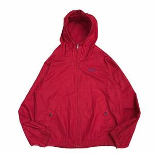 Supreme シュプリーム Cotton hooded jacket ブルゾン フーディ ジャケット RED レッド サイズM 店舗受取可