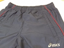 現状品 asics アシックス ナイロンパンツ ウインドパンツ LZX709(2) M ネイビー_画像6