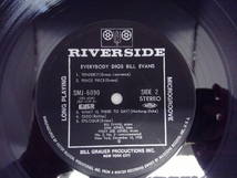 レコード　BILL EVANS ビル・エヴァンス　EVERYBODY DIGS e.エブリボディ・ディグス　SMJ-6090　RLP1129_画像4