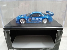 動作未確認 現状品 EBBRO 1/43 CALSONIC SKYLINE JGTC2001 (BLUE)_画像1