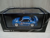 動作未確認 現状品 EBBRO 1/43 CALSONIC SKYLINE JGTC2001 (BLUE)_画像6