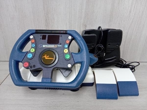 【ジャンク】 JOYTECH PS2用コントローラー WILLIAMS F1 TEAM RACING WHEEL