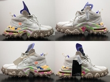 【美品】NIKE×Off-White AIR TERRA FORMA DQ1615-100 スニーカー メンズ 29.0cm US11 SUMMIT WHITE/CLEAR-COBBLESTONE 黒タグ付き 箱あり_画像3