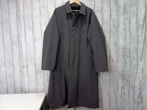 ATON エイトン ASAKO NYLON BALMACAAN COAT バルマカーンコート チャコールグレー 06 店舗受取可