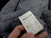 ANACHRONORM アナクロノーム メルトンピーコート サイズ1 ネイビー　チェック 店舗受取可_画像6