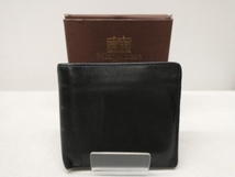 WHITEHOUSE COX S7532 二つ折り財布 レザーウォレット ブライドルレザー メンズ ブラック イングランド製 箱あり 参考価格¥34,000+税_画像1