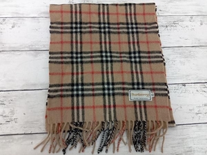 BURBERRY ストール/マフラー Burberrys バーバリー/カシミヤ100/ノバチェック ストール・マフラー　縦119cm　横24.5cm