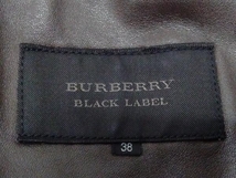 BURBERRY BLACK LABEL ムートンジャケット サイズ38 羊革 ブラウン_画像7