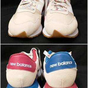 [タグ付・未使用] New Balance MS237JU ニューバランス スニーカー 26.5cm オフホワイト ブルー レッド トリコロール 店舗受取可の画像3