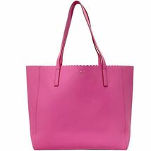 ケイトスペード トートバッグ ピンク RN 0102760 美品 レザー 中古 kate spade 肩掛け A4 書類_画像1