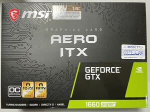 【1円〜】GeForce GTX 1660 SUPER AERO ITX OC 中古 動作確認済 No.A01