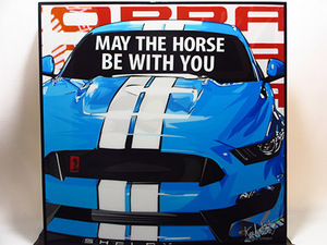 [ new goods No 415] pop art panel Ford Mustang 