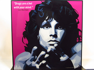 Art hand Auction [Новый № 550] Поп-арт-панель Джим Моррисон The Doors, произведение искусства, Рисование, Портреты