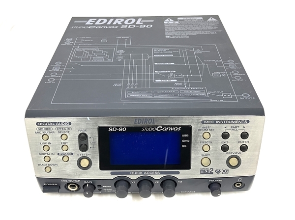 △6273 現状品 器材 音源モジュール Roland SD-90 ローランド 本体のみ