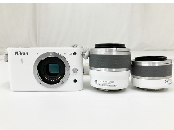 レッド系 Nikon NIKON 1 J2 Wズームキット - デジタルカメラ