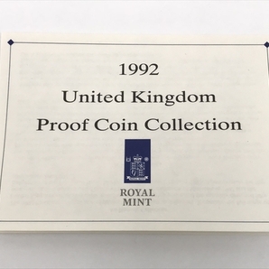 ロイヤルミント 1992 英国 プルーフ コイン コレクション イギリス 硬貨 中古 N7222538の画像3