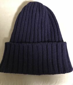 ◆【定番】BEAMS ビームス / ウール ワッチキャップ　NAVYメンズ・レディース