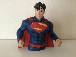 SUPERMAN Bust Bank( Superman )/ bust Bank (BANK* savings box )/ American Comics /DC comics 