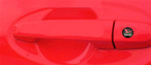  stylish!DAIHATSU 3D Mini emblem approximately 14mm× 2 door key cylinder interior door mirror smart key exterior mobile telephone 
