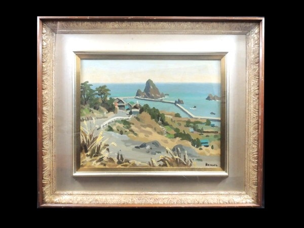 油絵60号 『駒』 野村昭雄作 絵画 風景画 M - メルカリ 【第1位獲得