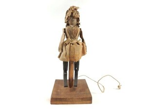 Перед войной/безымянной/творческой куклой/кукла Каракури/«Танцующая леди»/деревянная кукла/писатели/деревянная ткань/деревянная игрушка/писатель куклов/кукла/Vigures/Object/Interior/Interior