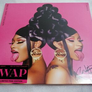 Cardi B WAP (FEAT. MEGAN THEE STALLION) Pink Vinyl 12' LP 