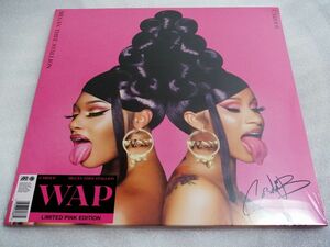 Cardi B WAP (FEAT. MEGAN THEE STALLION) Pink Vinyl 12' LP 