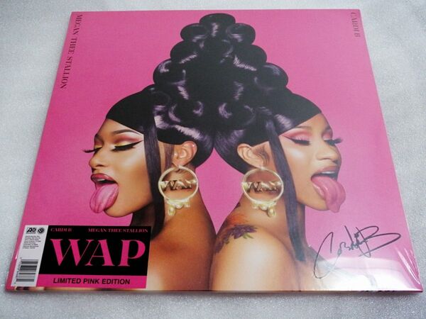 Cardi B WAP (FEAT. MEGAN THEE STALLION) Pink Vinyl 12' LP