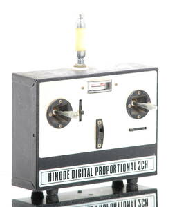 [Immovable][Delivery Free]1980s?HINODE DIGITAL PROPORTIONAL 2CH(ONLY) Hino te digital Propo transmitter only un- moveable [tag radio-controller ]