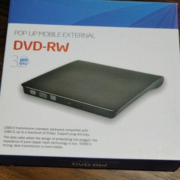 DVD-RW pop-up mobile external
